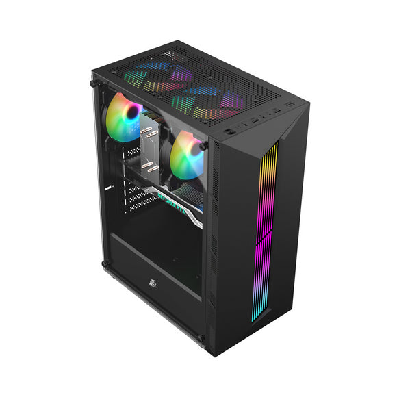 1st player Casing RB5 Rainbow with 3 G6 4 Pin RGB Fans 1st player Casing RB5 Rainbow with 3 G6 4 Pin RGB Fans